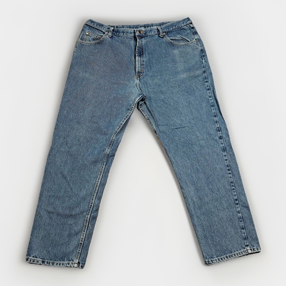 Wrangler‎ Relaxed Fit Jeans Mens 42x32 Blue Denim Straight Leg 9760WDR